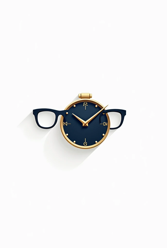 Create watch and glasses logo design name "time mondo''