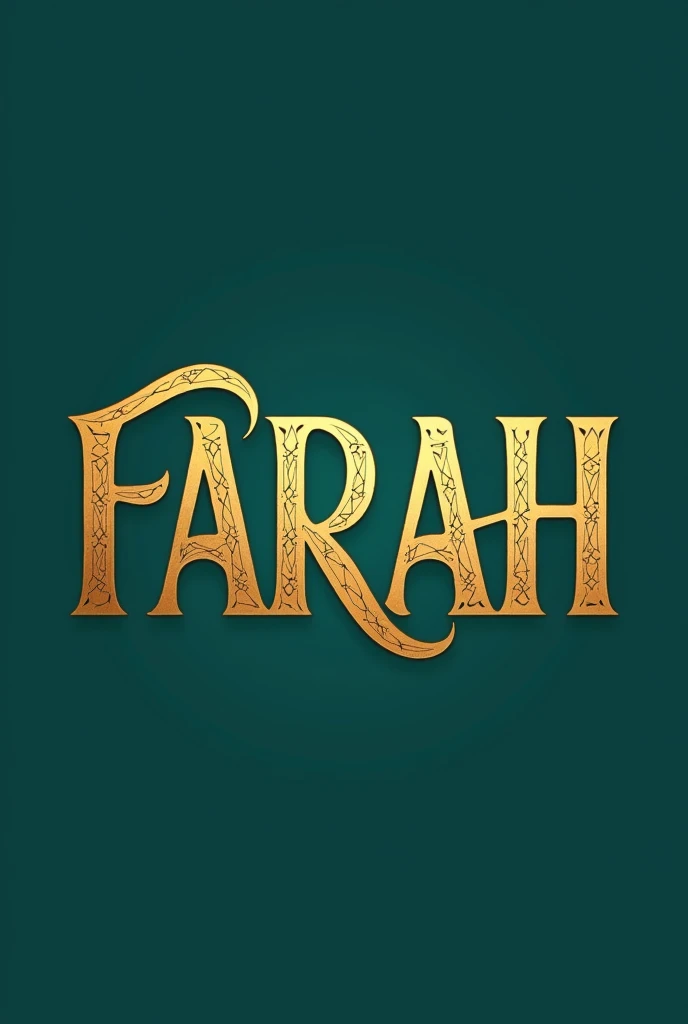 create a "FARAH" logo
