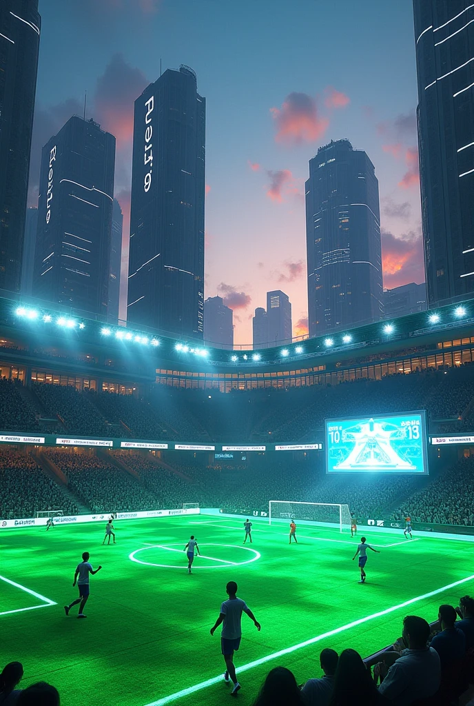 Soccer field, future 