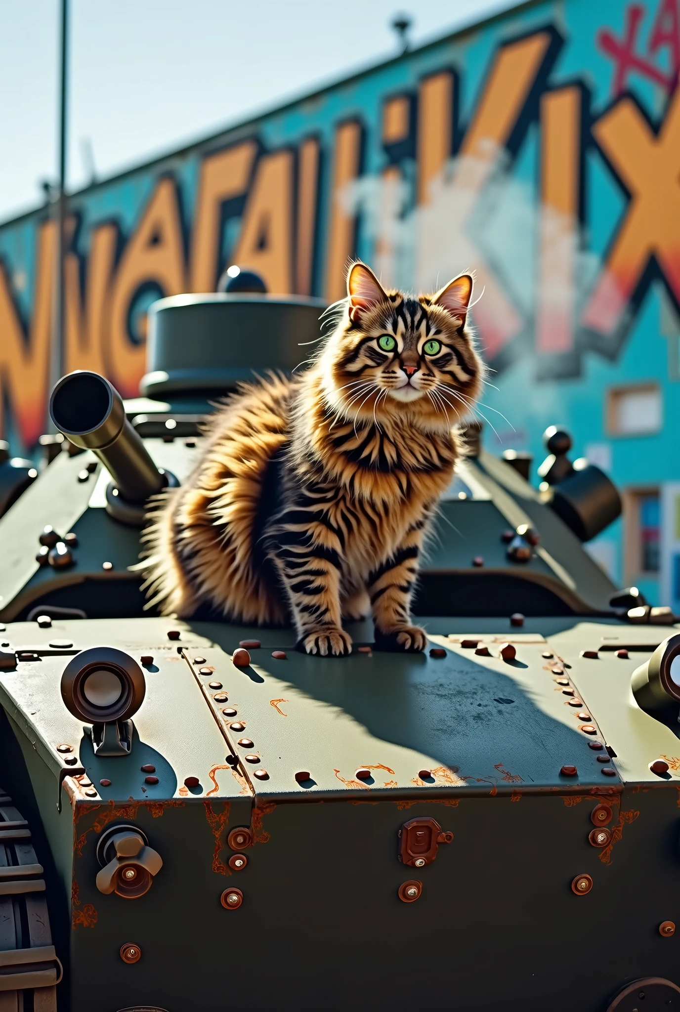 a (soviet poster) of a cute kitten as a general, (intricate details), military hat, hdr, (intricate details, hyperdetailed:1.2), cinematic shot, vignette, centered, soviet union <lora:soviet-poster:1.0>