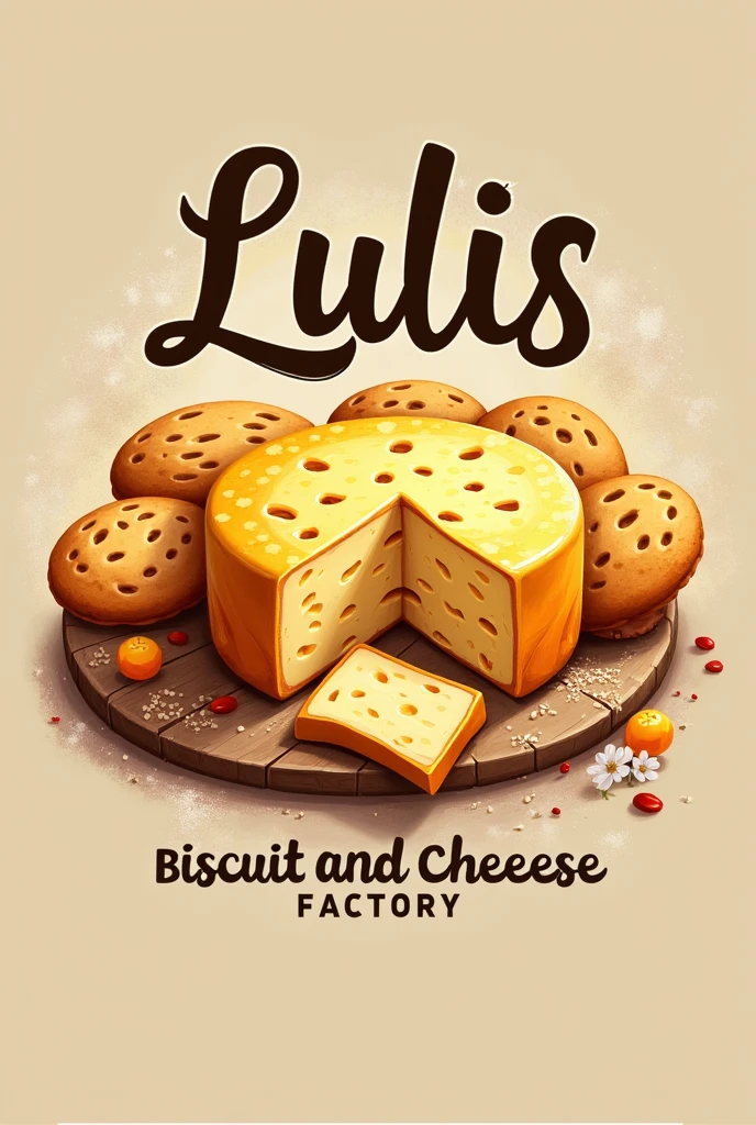 A logo of the biscuit and cheese factory Lulis