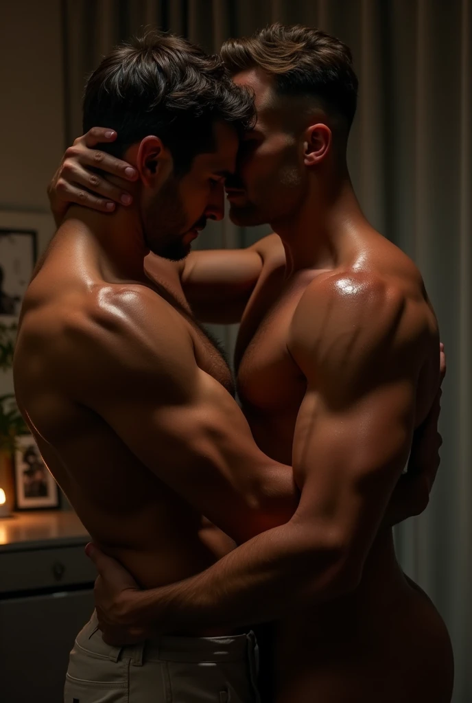 muscular men having sex 