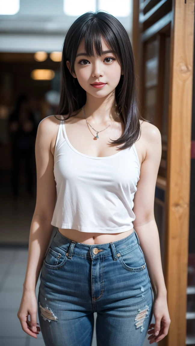 Browsing Caution:1.1,Front shot:1.5,(8K RAW Photos,Live Shooting, Highest quality, masterpiece:1.37),Extreme light and shadow,Cowboy Shot:1.3,Collarbone Detail,((Glowing Skin:1.3,Glowing Skin:1.3)),Shining ears,((1 person)),Japanese Idols,(alone),Small face:1.2,3d,((looking at the camera)), Perfect Eyes,Perfect Anatomy,Toned Up_body,Depth of written boundary,lens_Flare,Extreme light and shadow,Gray Film Filter, (Kodak Ektar 100:1.1),Thin Necklace,((Black Hair)),((Long Hair))(drooping bangs:1.6),((Aqours' eyes)),Old-fashioned smile,(Closed_mouth)、(((Micro Bikini Swimsuit:1.6)))、(Camel Toe:1.4),(between legs:1.3),break((Standing pose,Leg spread:1.1),Put your arms behind your back:1.6,break(Waikiki Beach,Shining Sun,Transparent blue sea,White cloud),Bokeh、((huge breasts:1.2))、((Very heavy natural breasts:1.4))、(((Back view)))