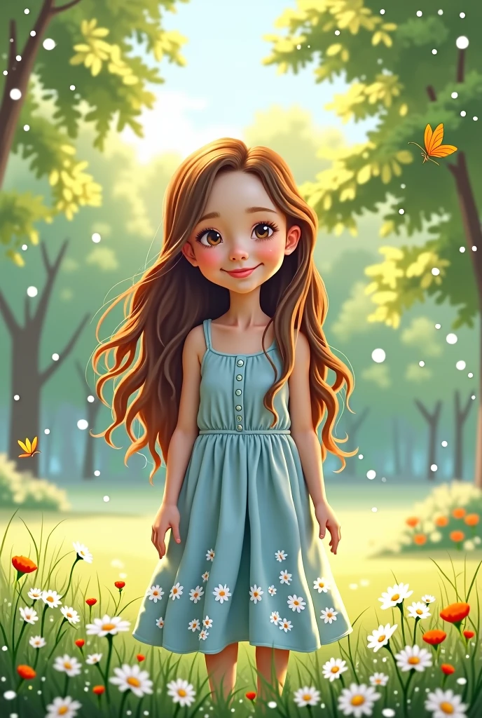 Genrate a image of simple girl