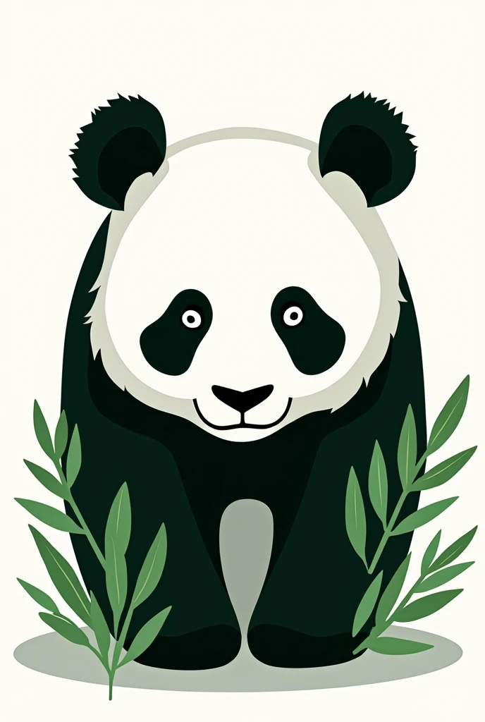1. **Panda silhouette:**
- **form:** Use a panda silhouette that combines stylized and geometric elements. The silhouette can be slightly angular to give it a modern and distinctive touch..
- **colors:** Play with shades of black and white, but consider adding an extra pop of color, like an emerald green or a vibrant blue, to highlight specific parts of the panda.
2. **Panda's Way:**
- **design:** The panda's face could be minimalist, with big round eyes that turn into perfect circles, and a small, triangular nose. Details on the face can be represented by simple, smooth lines..
- **Additional Elements:** Add a touch of modernity with an ear design that has a border or a subtle shadow., creating a sense of depth.
3. **Typography:**
- **style:** Use a modern, clean sans-serif typeface that complements the panda design. The font can be slightly curved or have rounded edges to harmonize with the soft shapes of the panda..
4. **Details Extras:**
- **Shadow or 3D Effect:** Add a slight shadow effect or a touch of gradient to give a sense of three-dimensionality without losing the simplicity of the design..
- **iconography:** You can integrate additional graphic elements, like bamboo leaves, in the design of the panda face to connect with the natural theme and give it a distinctive touch.