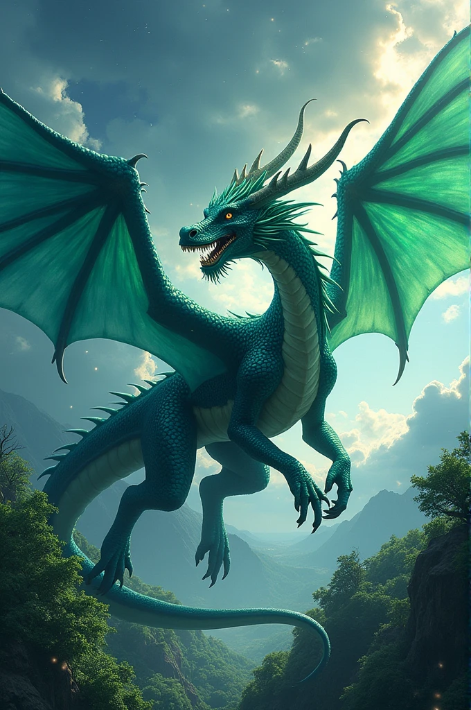 Anime dragon letter r 