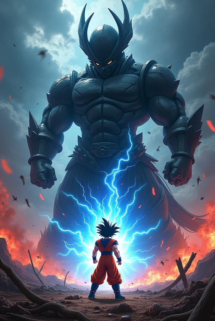 Goku fight with villain