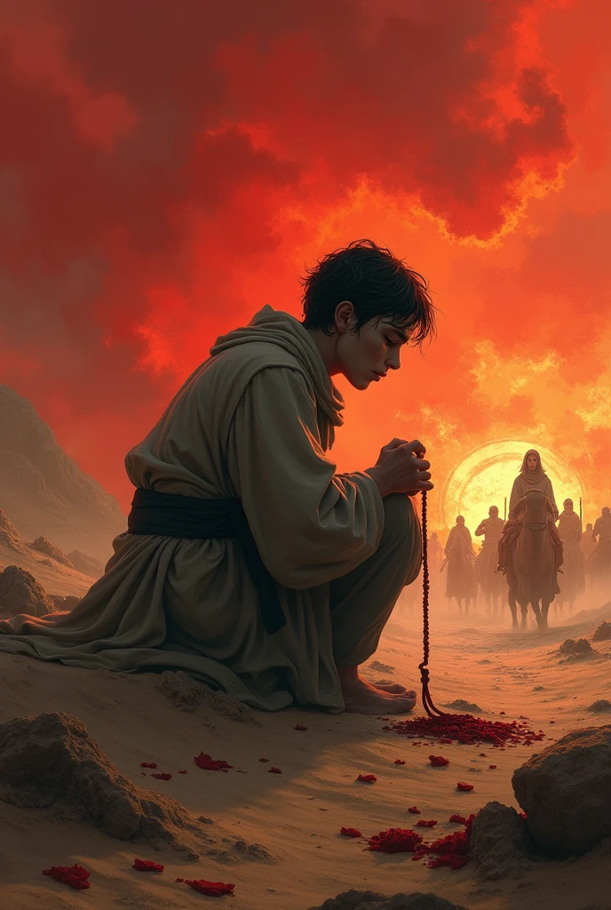 The most significant event in Imam Sajjad's life was the Battle of Karbala, which took place on the 10th of Muharram in 680 AD (61 AH). Imam Hussain, along with 72 of his companions, was martyred by the forces of Yazid ibn Muawiya, the Umayyad caliph. Imam Sajjad was present at Karbala but was too ill to participate in the battle. This illness, however, spared his life, as he was not seen as a threat by Yazid's forces