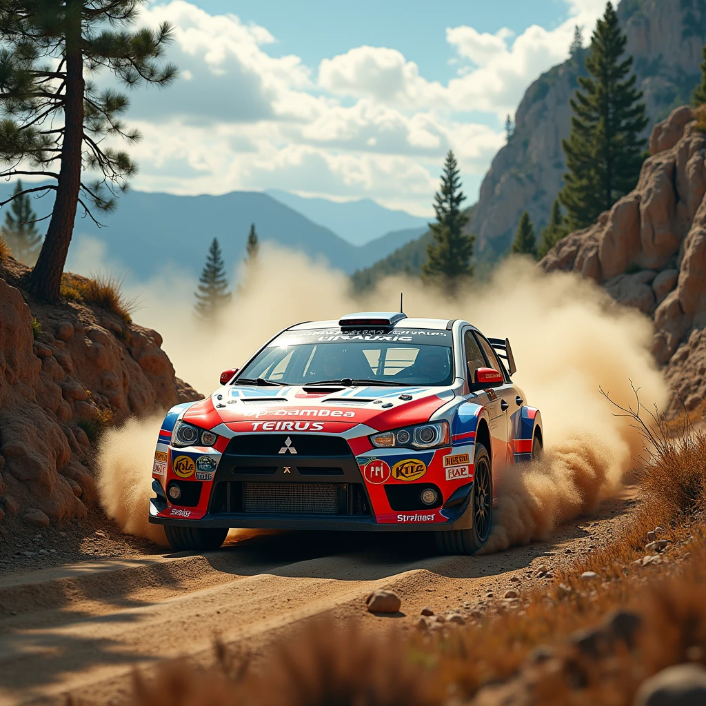 (0816) Today's challenge theme:Mitsubishi Evo 6 Rally Car Photography