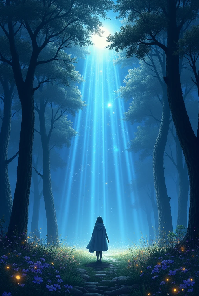 rays in the night