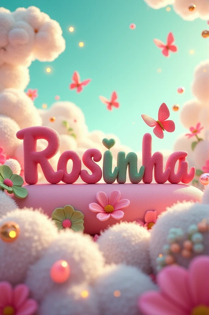 Create Rosinha's name, 3d