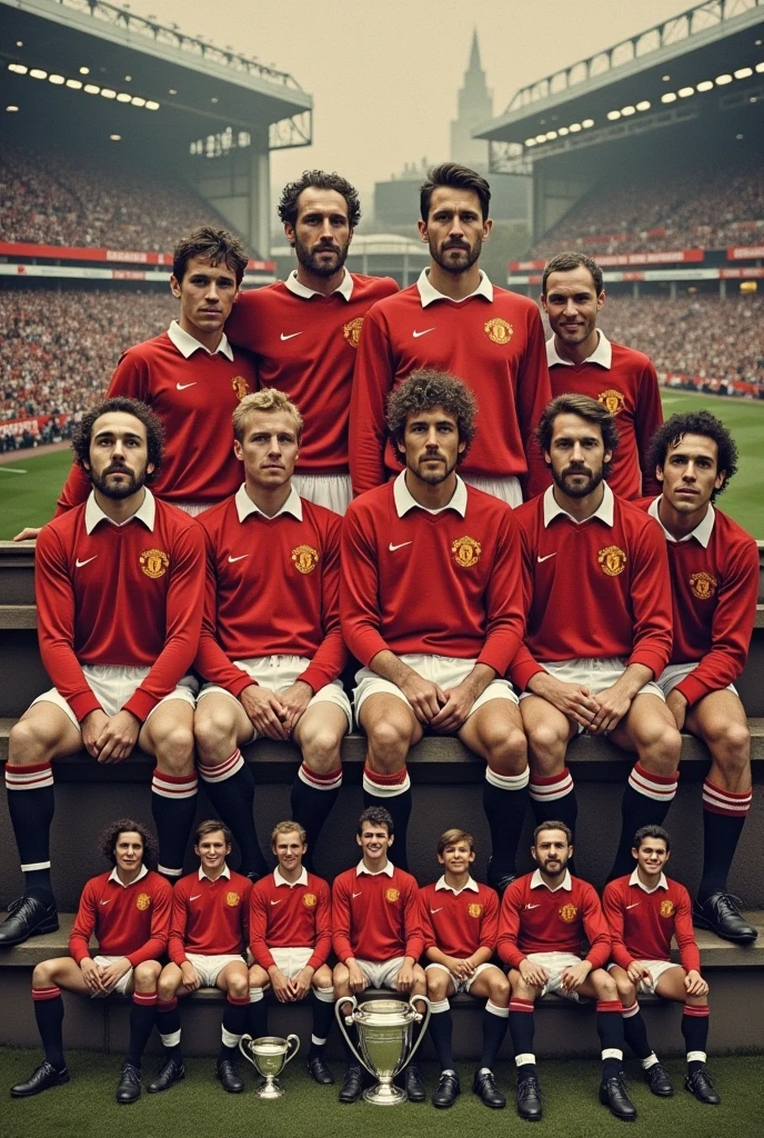Manchester United team pictures from early days to present days