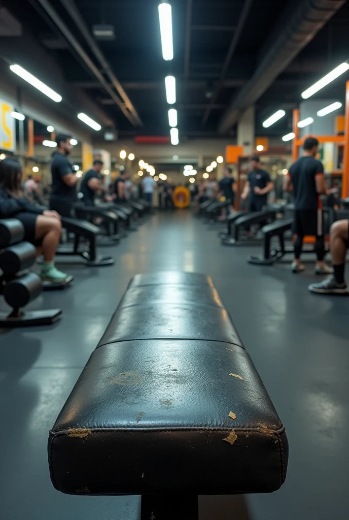Bench at a gym