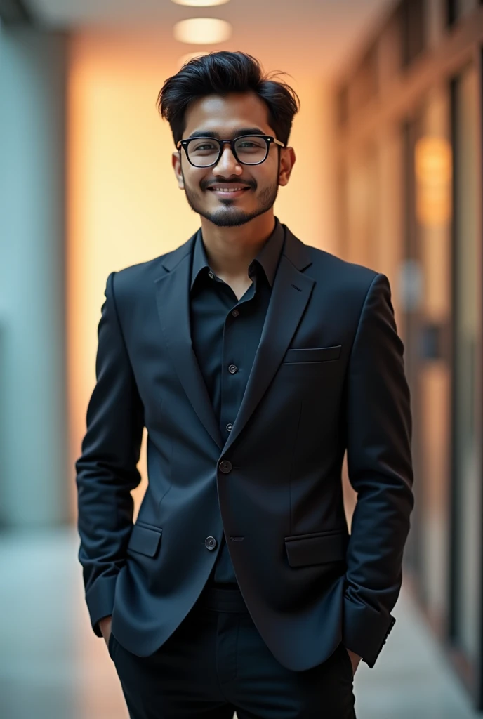 21 YEAR OLD INDIAN healthy BOY WEARING FORMALS AND GLASSES POSING FOR p
Instagram post blur LIGHT IN BACKGROUND
