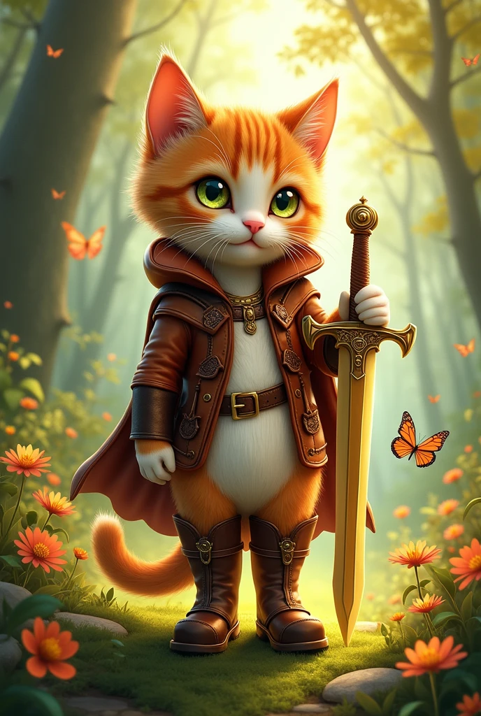 create a cat in boots

