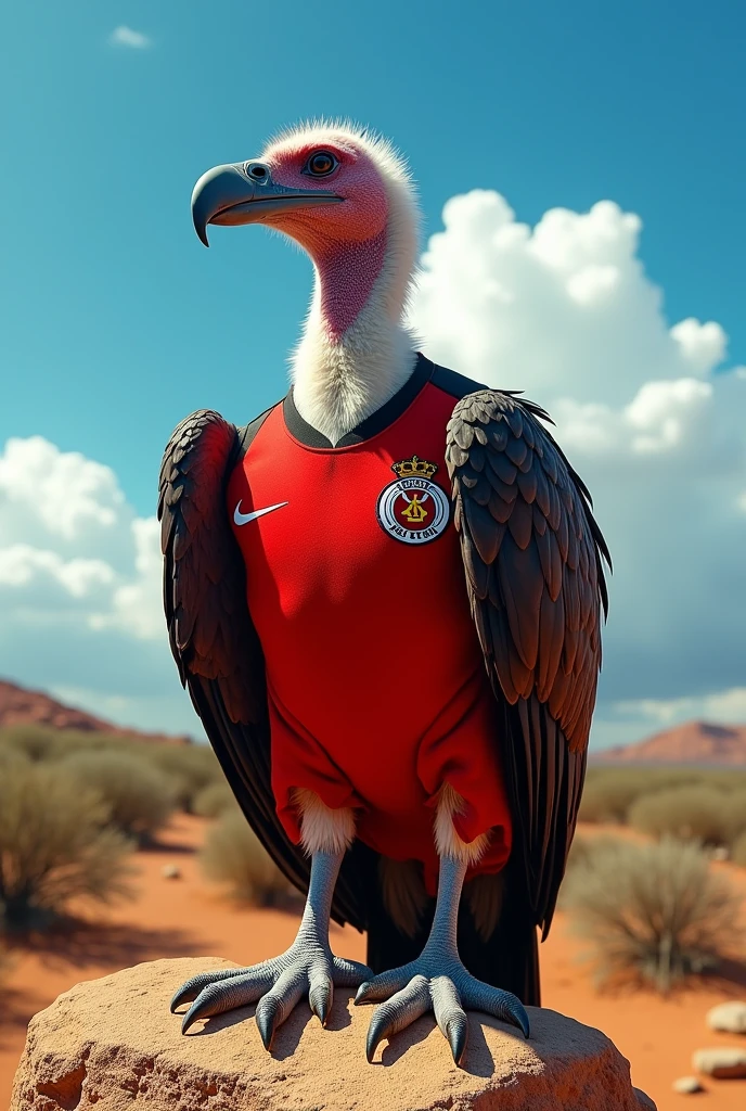 Vulture with a Flamengo shirt