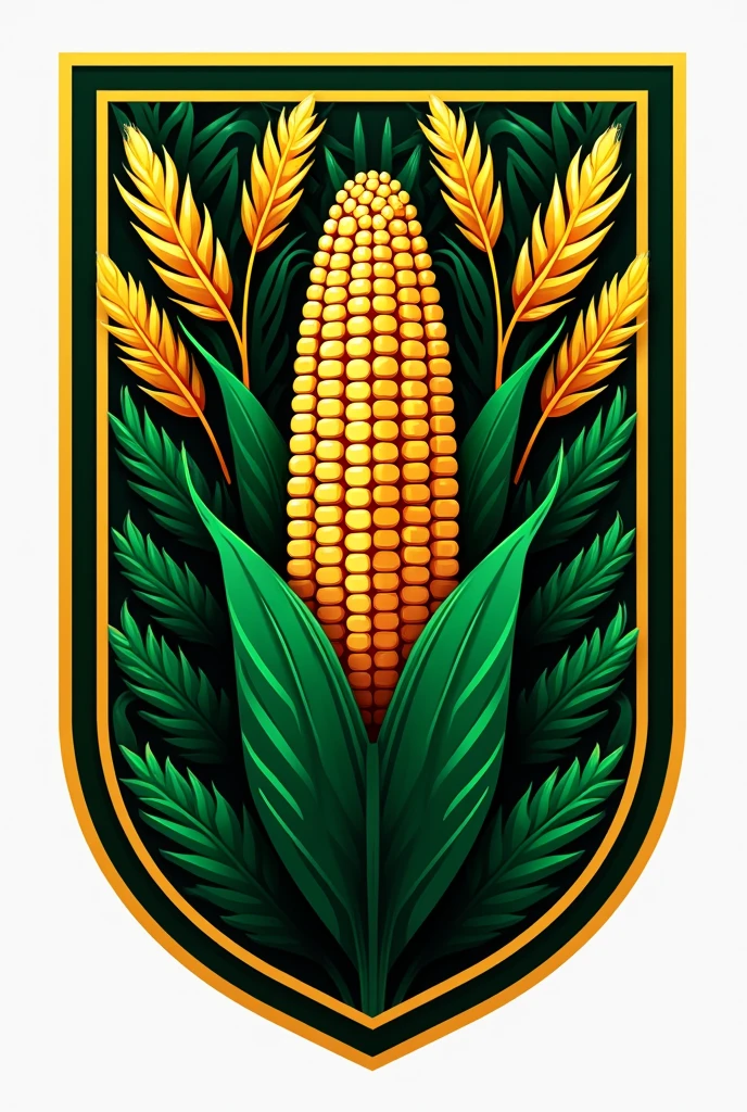 I would like to create a logo for a football club with the Brazilian logo. , with the Borussia Mönchengladbach logo , with the corn element and the cornmeal element 