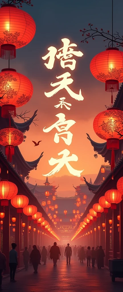 title of "CHINESE CIVILIZATION" with Chinese lanterns