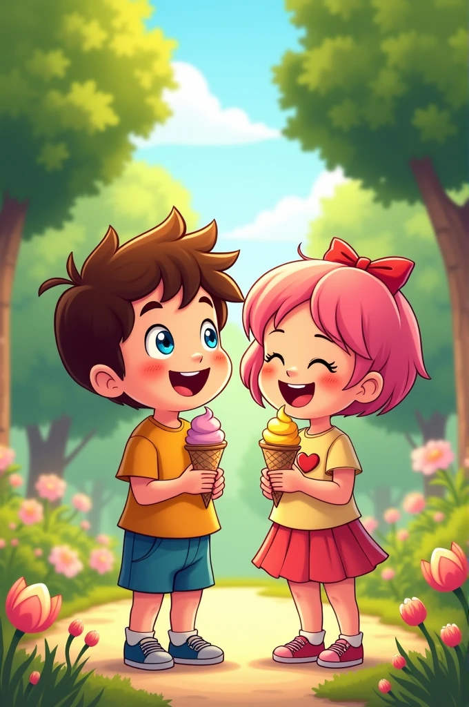 A picture of Quinzinho and Magali together