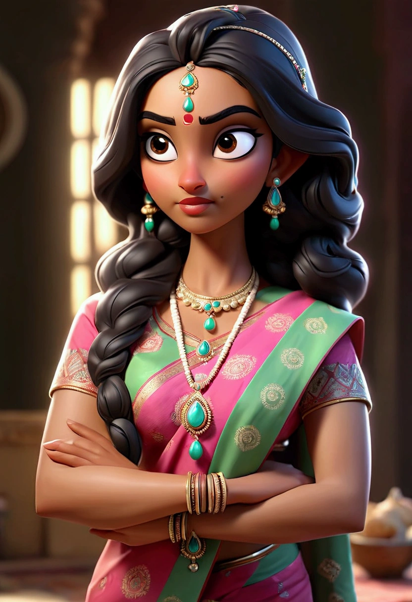 A Indian 30 years old mom, hot mom, realistic,hd