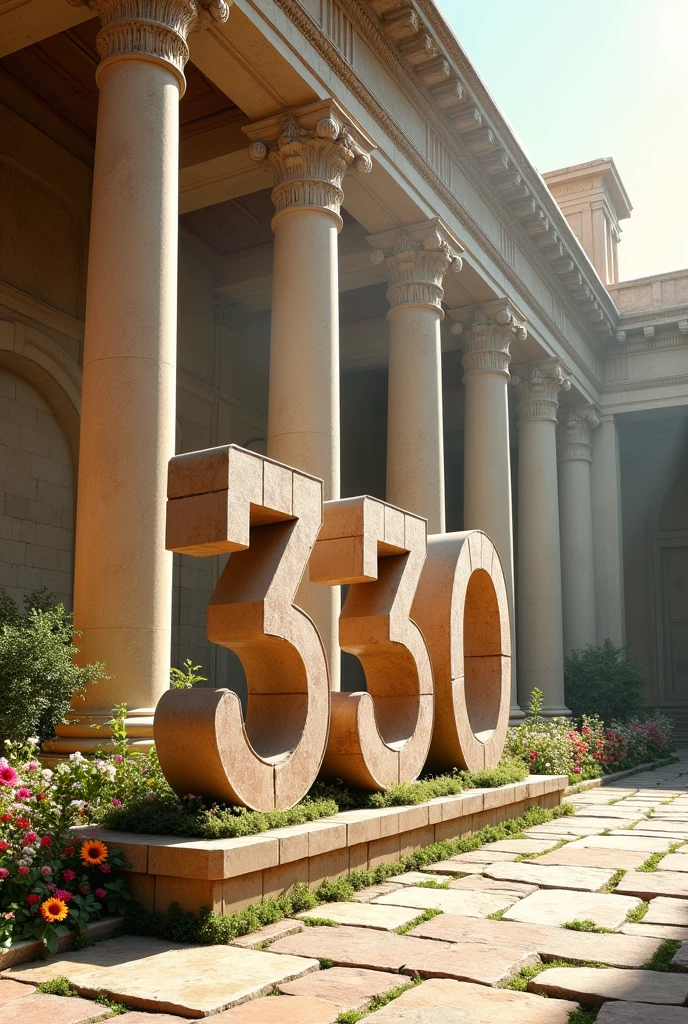 Image of the Roman numeral 330 cccxxx