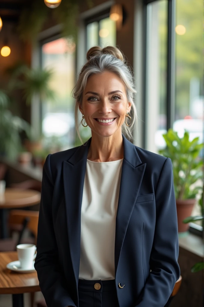 realistic mature woman
