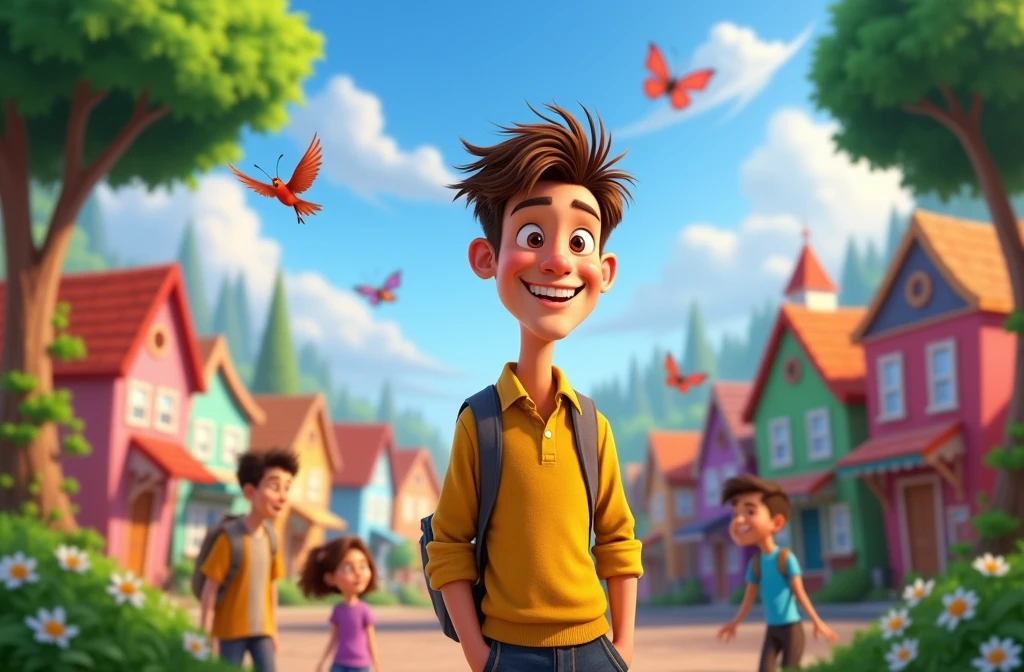 Pixar-style man