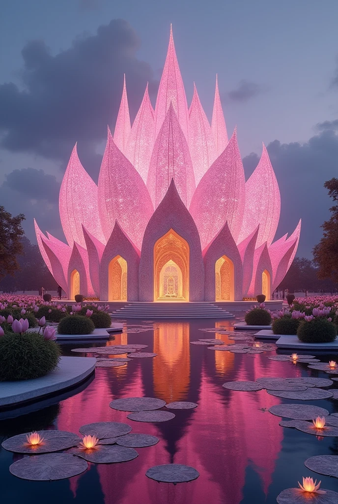 PINK LOTUS CRYSTALLIZED PALACE