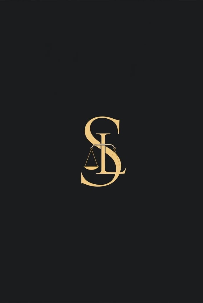 Make a logo for a law firm with the initials SLS, ou SL ou SS, It must be minimalist and have something to do with law (ex: A Balance of Justice). Remove the background