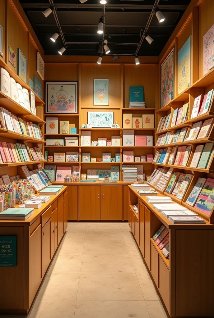a stationery and general merchandise store about 50m2 wide