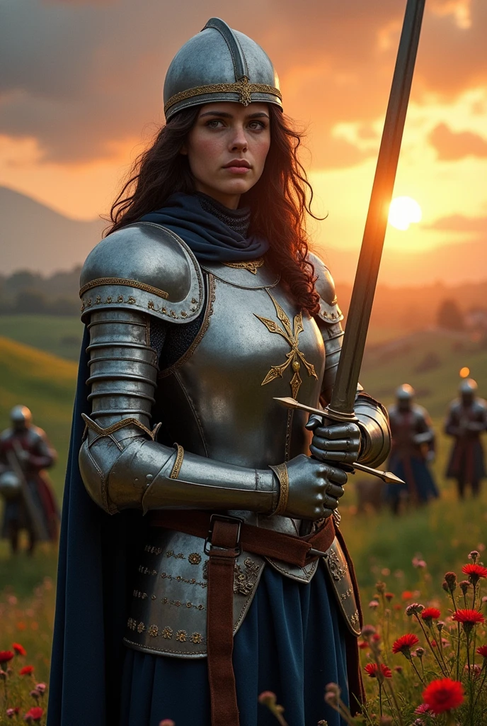 Saint Joan of Arc as a Maiden in Armor
