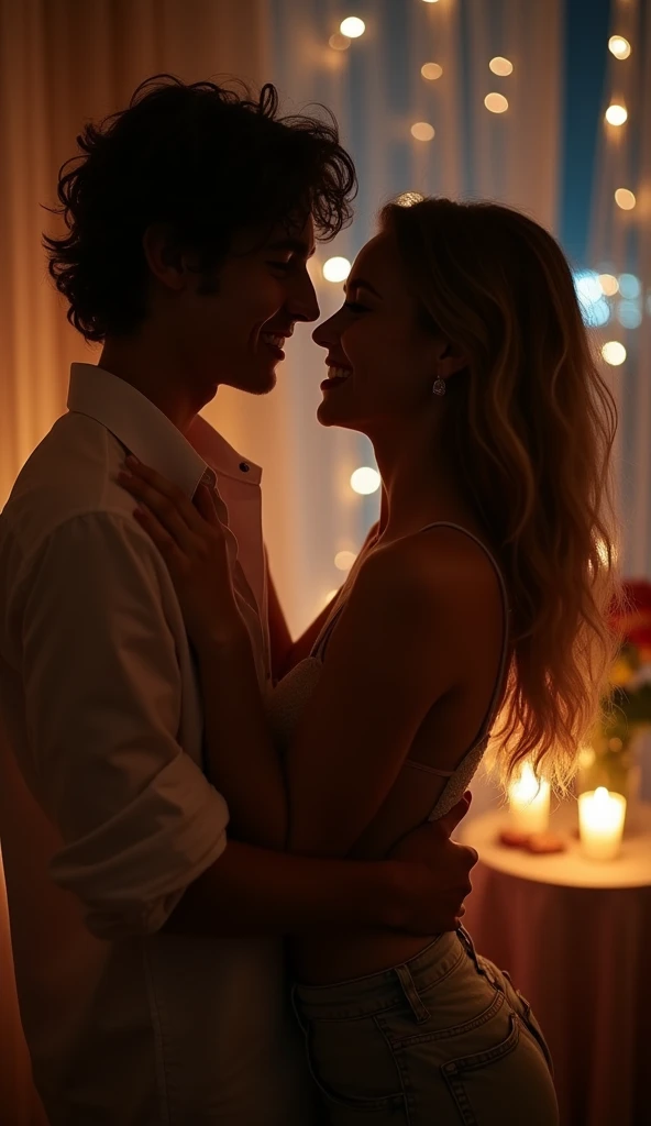 Husban wife  kissing third girl pressing boobsin 