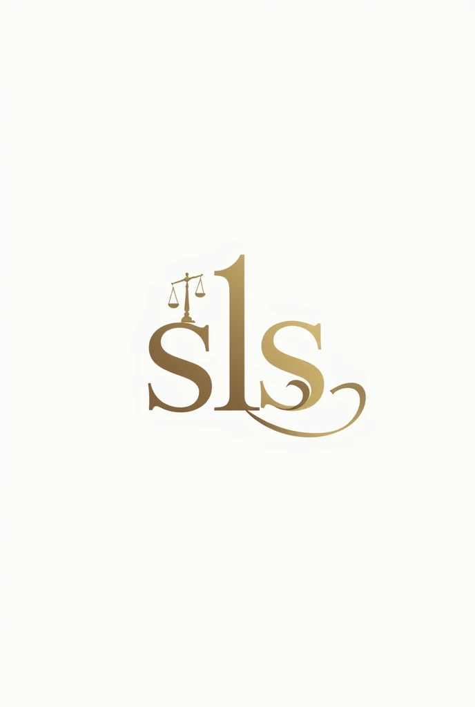 make a logo for a law firm with the initials SLS, ou SL ou SS, It must be minimalist, formal and have something to do with law (ex: A Balance of Justice). REMOVE THE BACKGROUND and make it more delicate