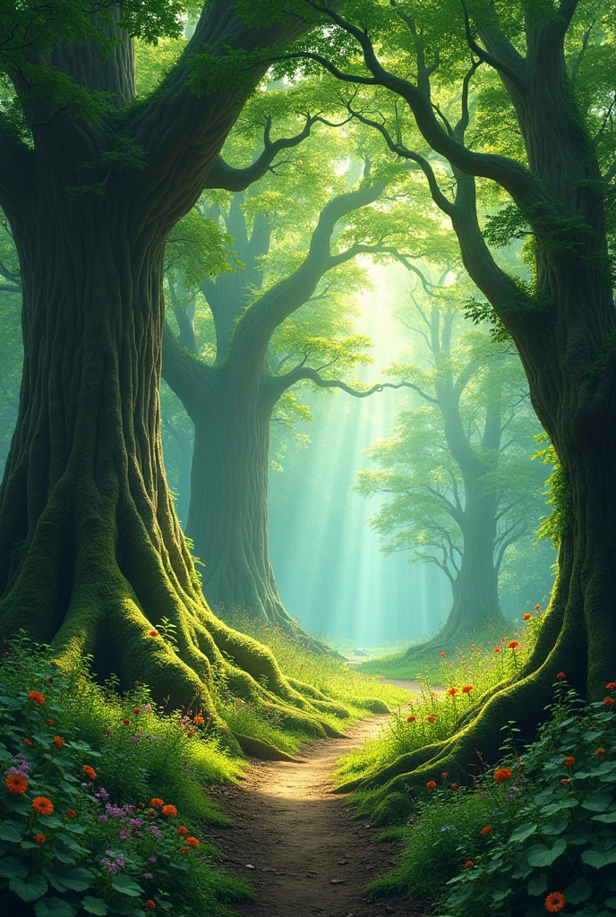 forest, beautiful,