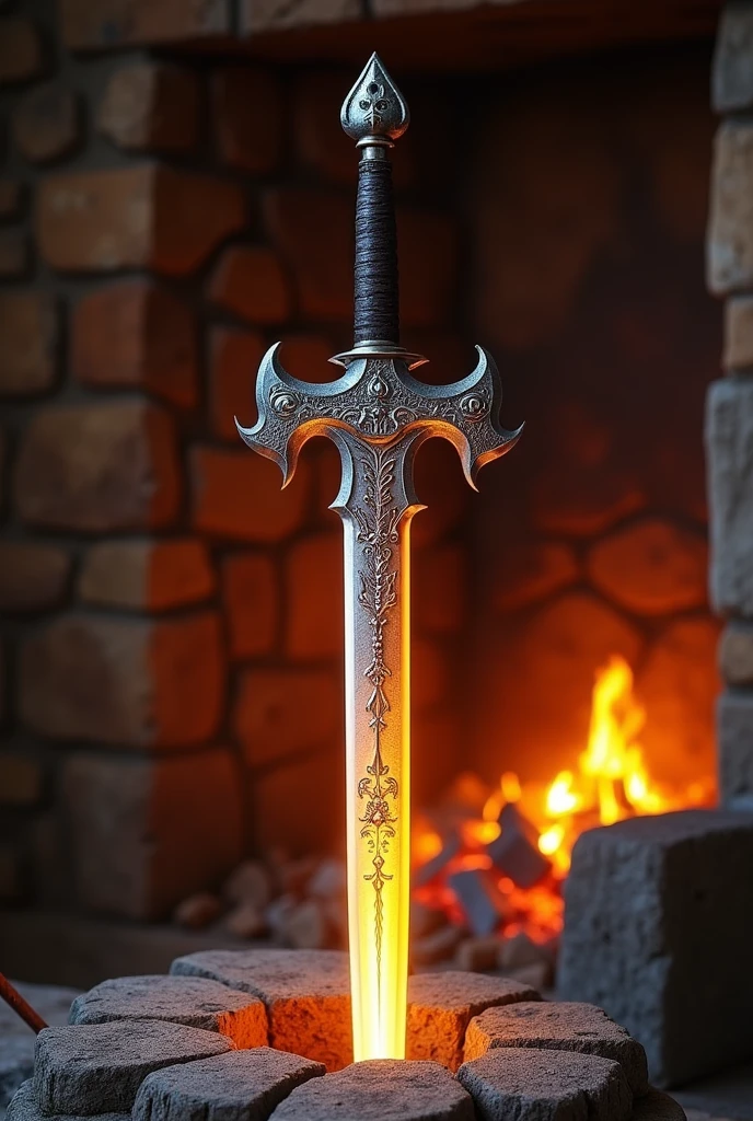 Make a sword out of White Iron, No Electricity