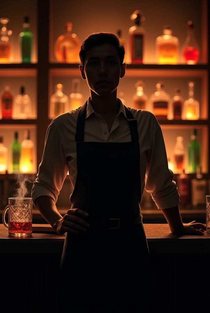 Bartender silhouette