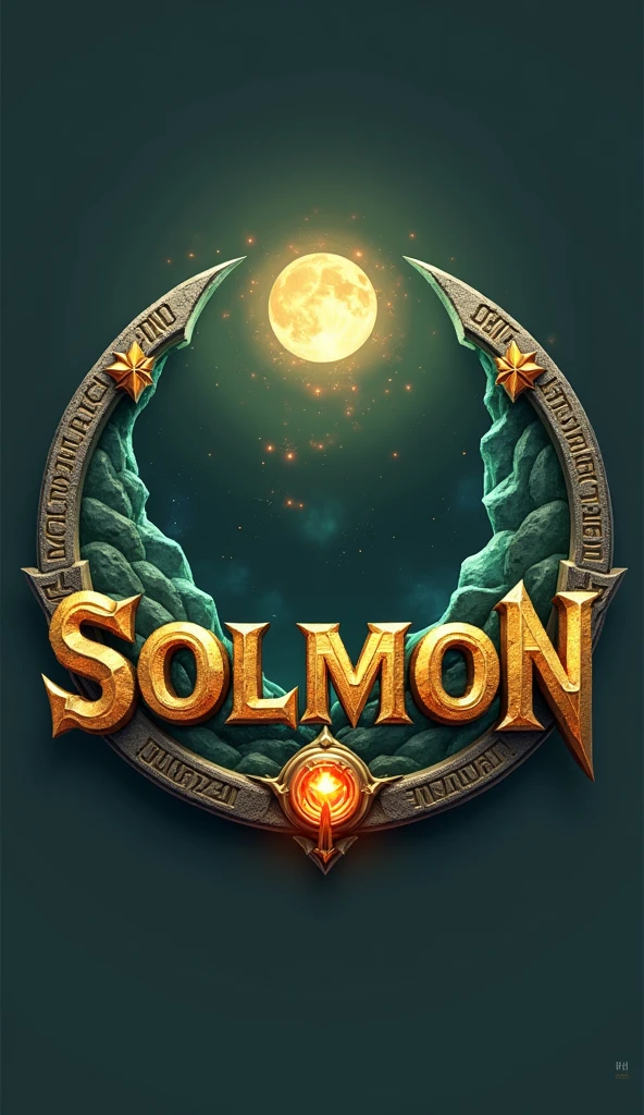 Design a visually engaging and immersive login menu for the SOLMON game, using a 3D stylized art style with a medieval elemental theme. The menu should be set within a mystical, ancient environment that reflects the game's elemental themes. The background should feature a swirling galaxy with hints of elemental energies—glowing embers, shimmering water, and vibrant earth tones—intertwined with ancient, weathered stone textures and runic symbols, creating a visually captivating scene.

At the center of the screen, place the SOLMON logo prominently, with the text rendered in a rich, gold color that exudes a sense of power and ancient wisdom. The logo should have a glowing, animated effect, reminiscent of a legendary artifact. Below the logo, include input fields for the username and password, designed with a medieval interface featuring stone-carved edges and subtle elemental accents.

Add a 'Login' button that stands out with a glowing aura, surrounded by ancient runes that pulse with energy, inviting the player to enter the game world. The button should have a metallic finish, giving it the appearance of a well-forged, enchanted item.

In the corners or subtly integrated into the background, include small, animated icons representing the different elemental creatures from the SOLMON universe. These icons should have a stylized, medieval look, with each representing fire, water, earth, and air elements in a way that adds to the overall theme without distracting from the central focus of the login menu.

Ensure the design is intuitive, user-friendly, and visually striking, creating an exciting and epic first impression that sets the tone for the SOLMON gaming experience