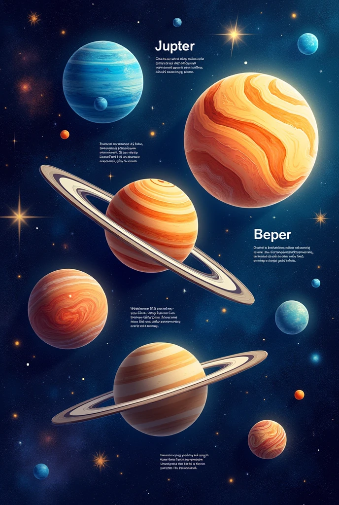 Make a poster on solar system 