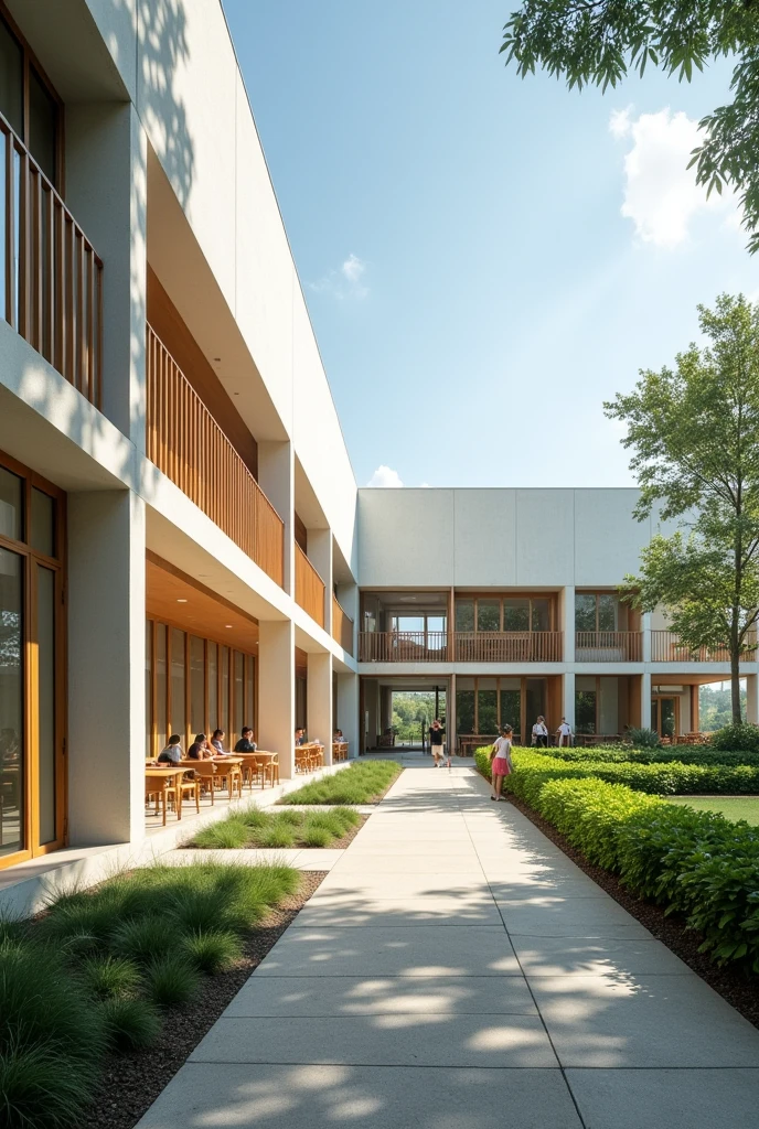 A school named IEPB, minimalistic, more than being beautiful