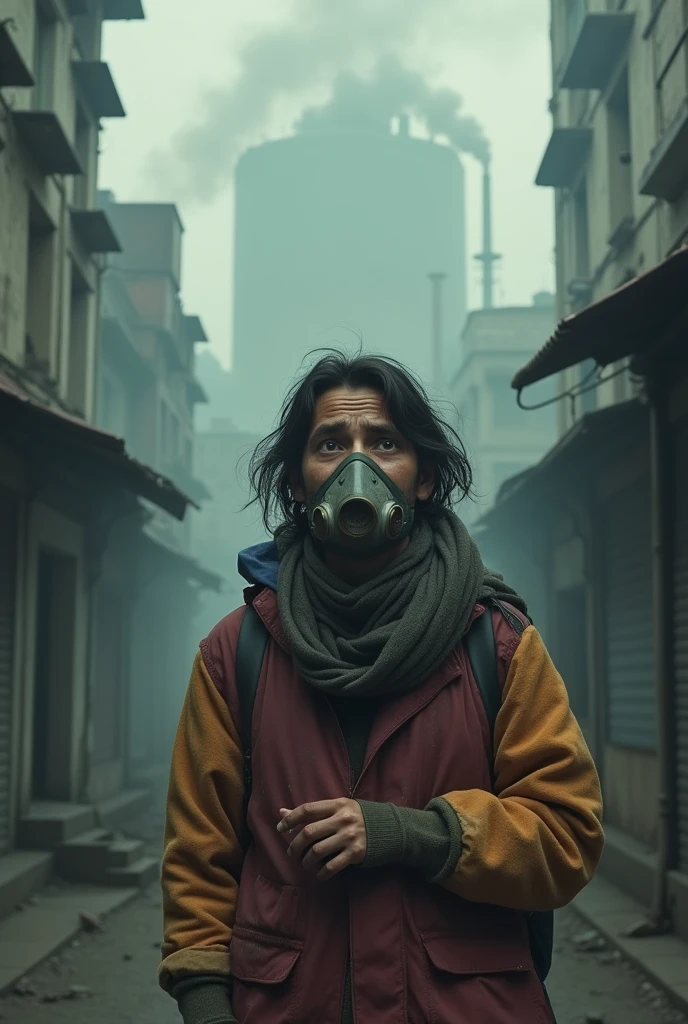 Person whose dignity was affected by air pollution