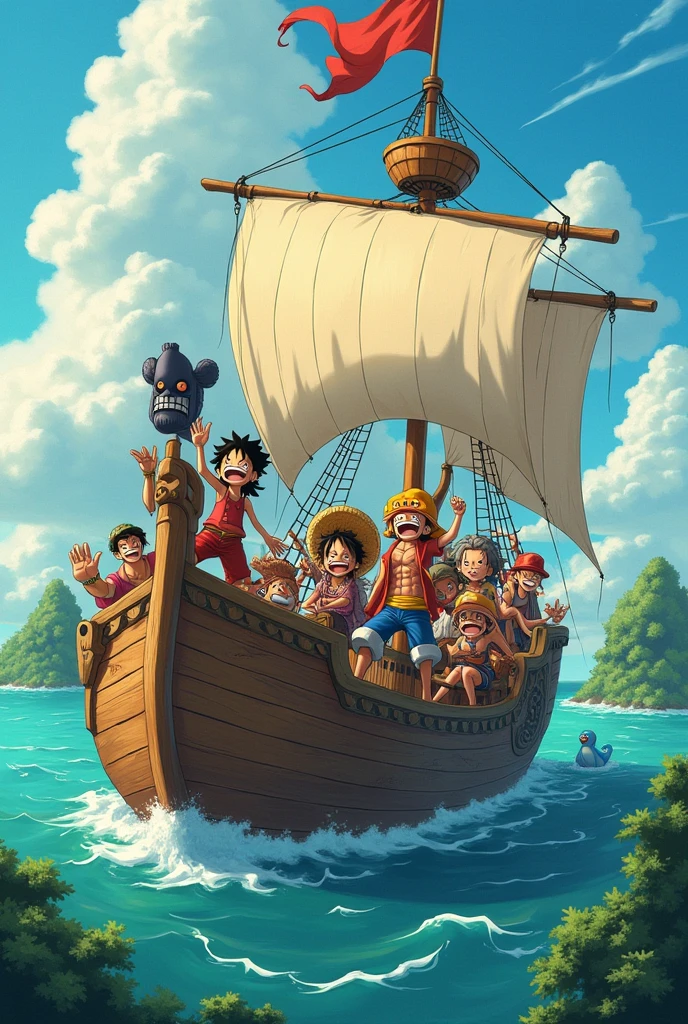 One piece ghibli anime art style