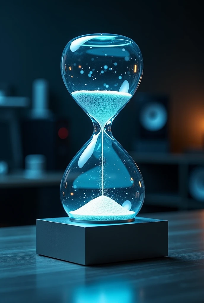 Detailed digital hourglass
