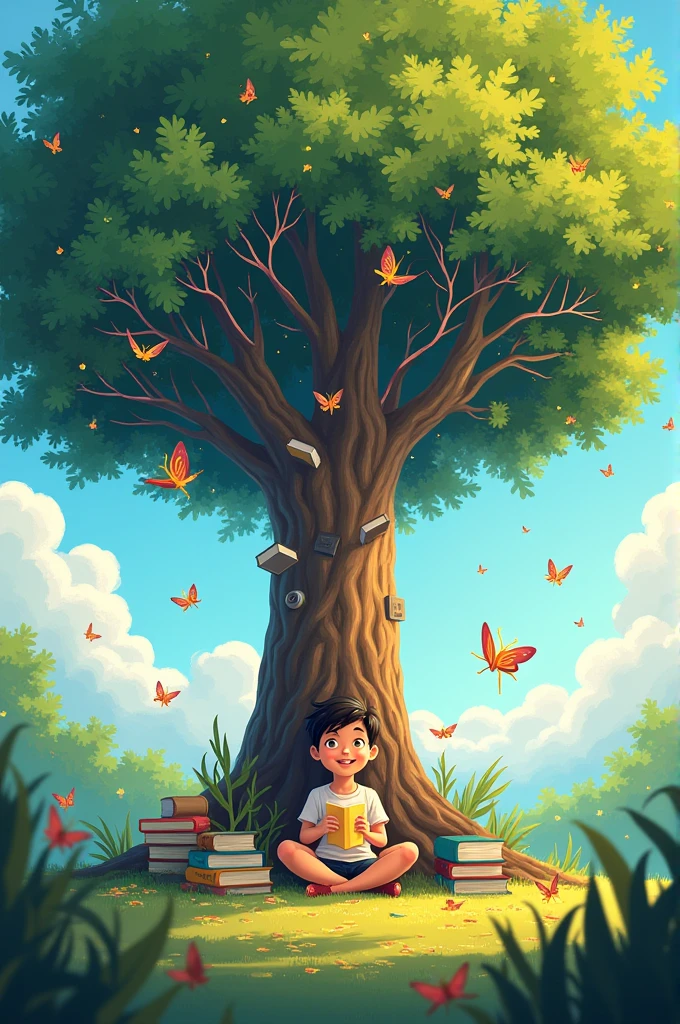Create an image that represents the biological foundations of education.