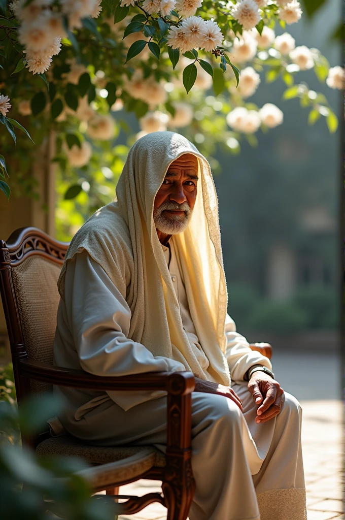 Veiled man,grandfather