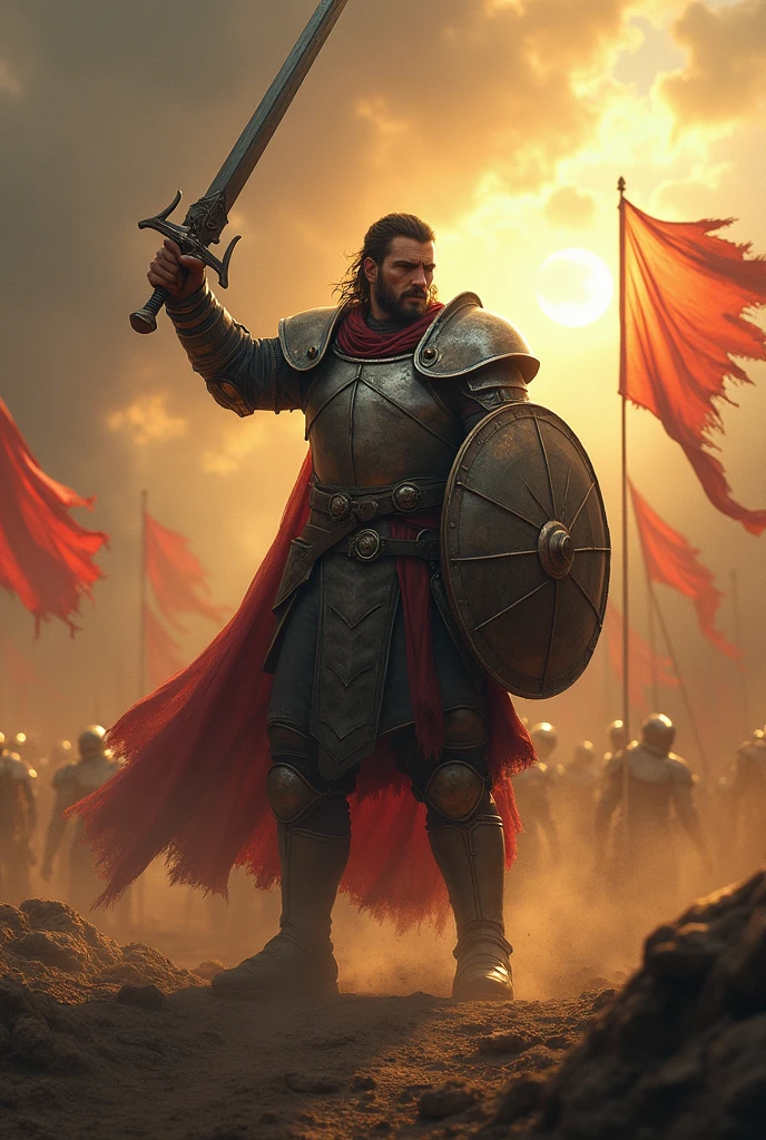 I wanted an image of a warrior fighting for Freedom 
