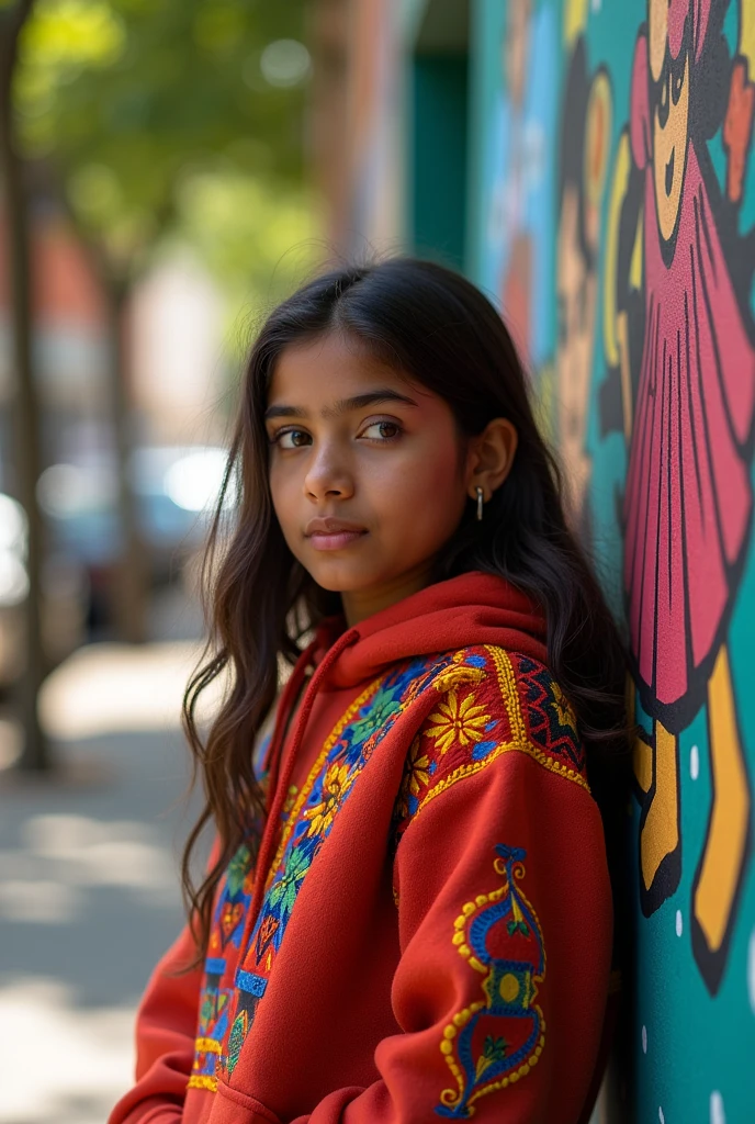 A Mexican teenager looking to the left, slightly turned.