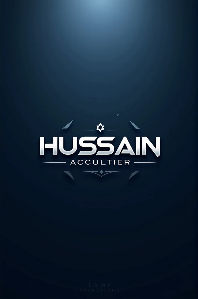 Create a logo for my Name "HUSSAIN"