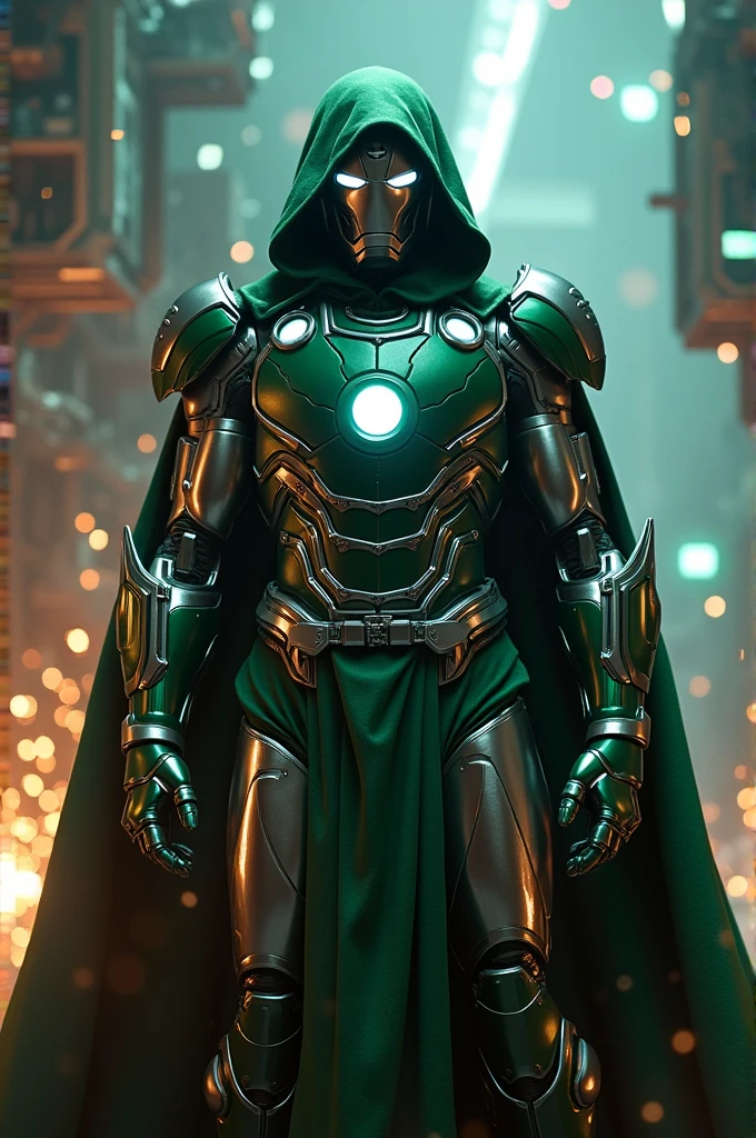 DR.Doom fused with Iron Man
