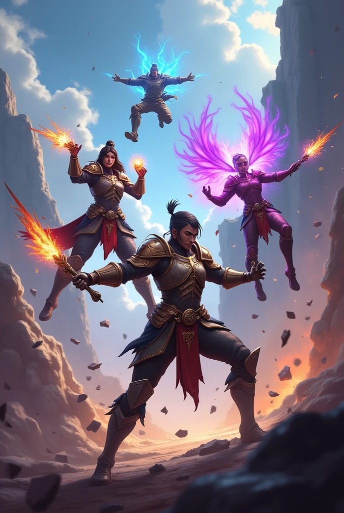Free fire playing as if it were raid shadow legends