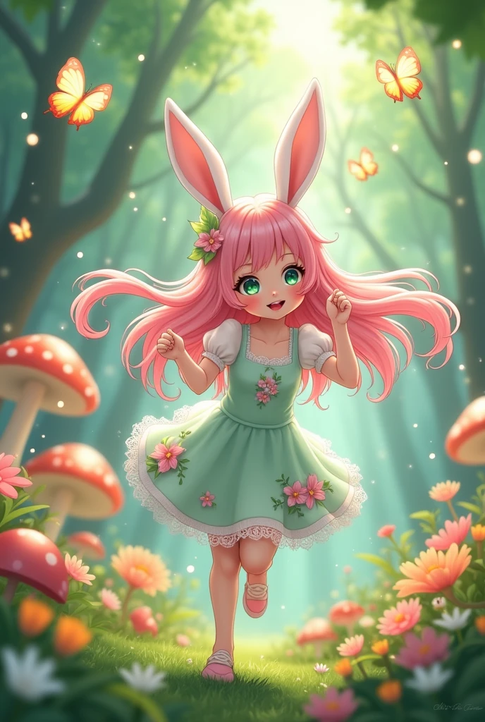 awsome bunny anime girl